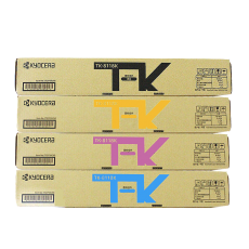 京瓷8124粉盒 TK-8118K原装粉盒 墨粉 M 8124 cidn复印机墨盒 TK8118套装（黑红黄蓝） 京瓷原装